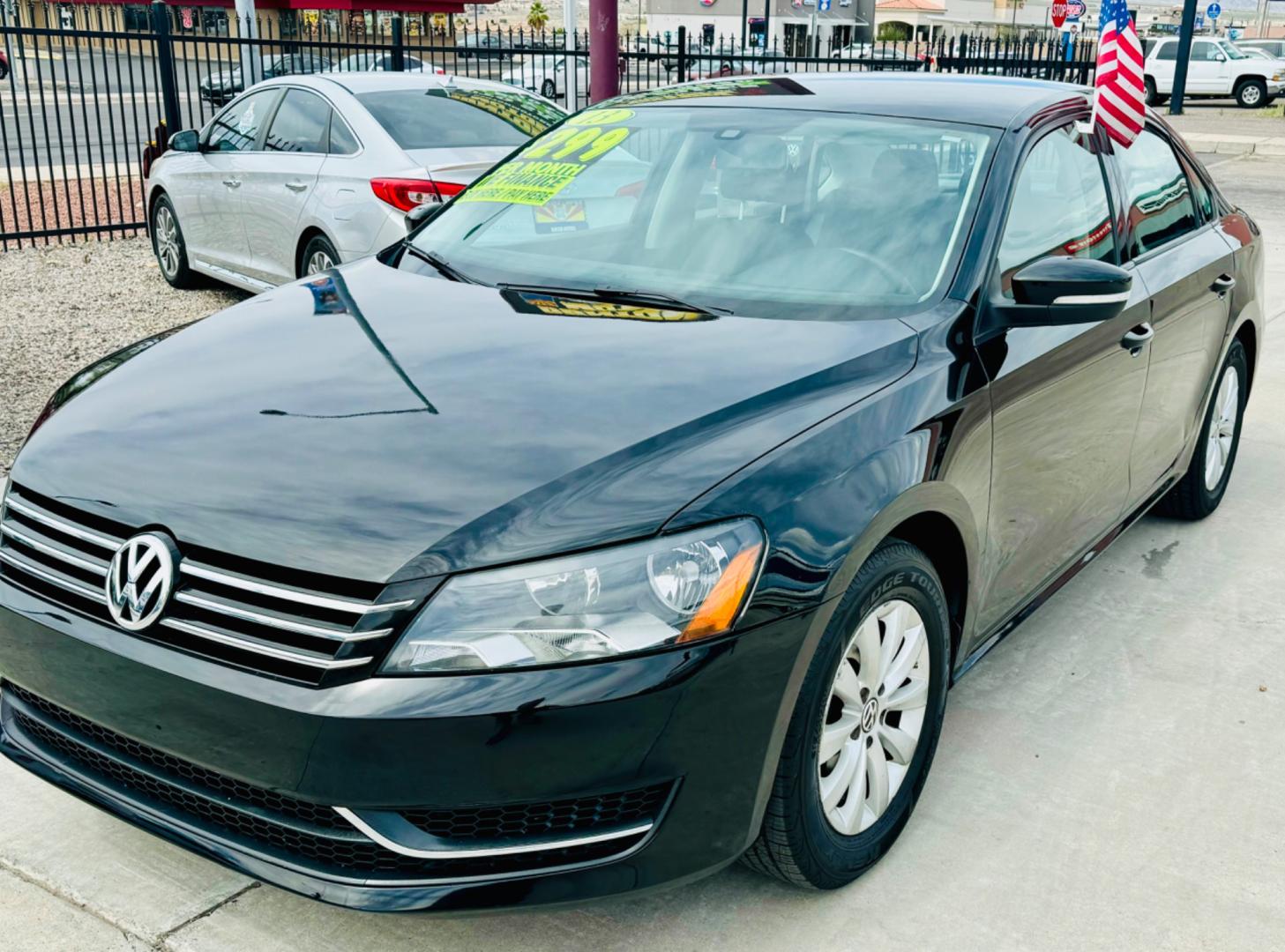 2013 Black /black Volkswagen Passat , located at 2190 Hwy 95, Bullhead City, AZ, 86442, (928) 704-0060, 0.000000, 0.000000 - 2013 Volkswagen Passat. automatic. completely serviced. New tires. Free warranty. Free carfax. In house financing. buy here pay here. - Photo#2